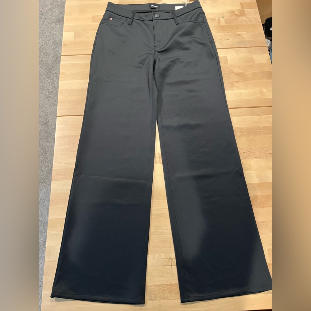 Hudson Black Beauty Jeans pants shiny comfy size 28
